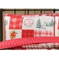 thumbnail image 2 of Harper Lane Holiday Patchwork Microfiber Quilt, King, Reversible (3 Count), 2 of 3