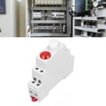 thumbnail image 1 of Luz Indicadora, Lámpara Indicadora De Riel DIN LED Retardante De Llama Versátil AC DC 230 V Para Control De Línea Eléctrica, 1 of 7