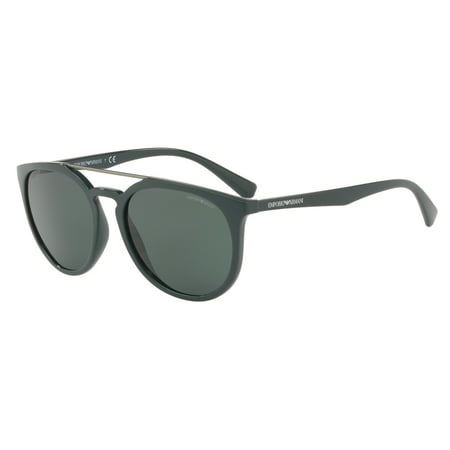 Emporio Armani 0EA4103 Phantos Unisex Sunglasses - Size 56 (Green / Green)