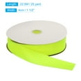thumbnail image 2 of Unique Bargains Velvet Ribbon 1 1/2 Inch x 25 Yard Single Face Spool Silky DIY Crafts Gift Wrapping Bow Decoration Bright Yellow, 2 of 5