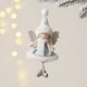 thumbnail image 5 of Adornos navideños Lindo muñeco de peluche Ángel colgante Adornos navideños para árbol de Navidad Fiesta en casa Decoración navideña colgante, 5 of 5