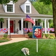 thumbnail image 6 of Eveokoki 4th of July Yard Signs Happy Independence Day Yard Sign Independence Day Outdoor Pathway Decoration with Stakes Waterproof Aluminum ​Lawn Signs Independence Day Party Supplie, 6 of 6