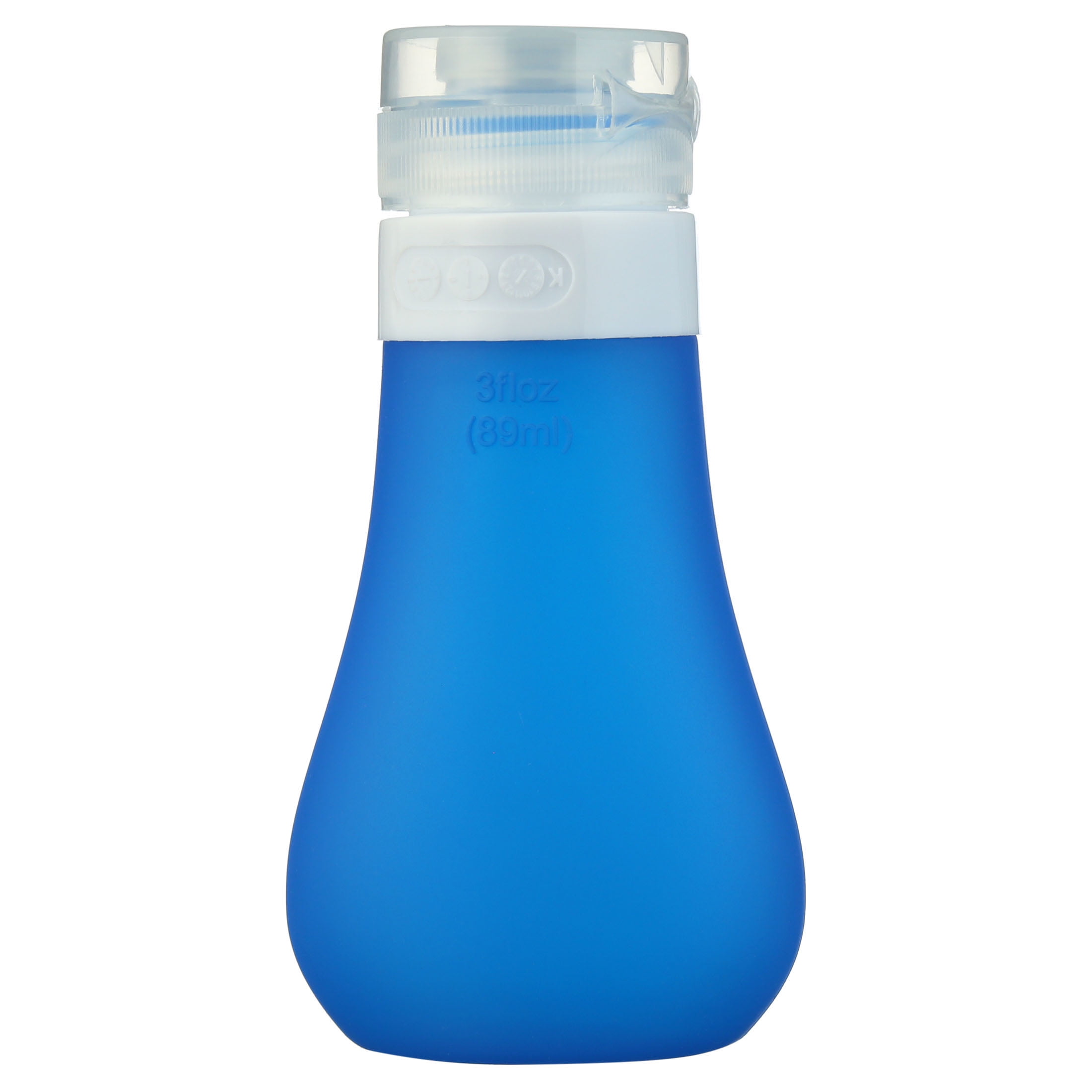 Equate Grab-N-Go 3 fl. oz. Flip Top Plastic Travel Bottles, 4 Pack 