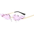 thumbnail image 1 of Gafas de sol de moda con diseño de llama de fuego para mujer, 1 of 5