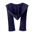 thumbnail image 1 of Bufanda con capucha para la cabeza, calentador de cuello, bufanda con capucha para mujeres, otoño, hombres, al aire libre Azul oscuro, 1 of 8