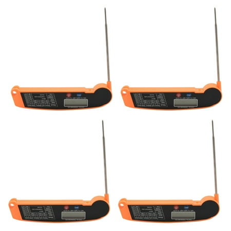 

4X Digital Instant Read Meat Thermometer with Highly Accurate Temperature Probe Electric