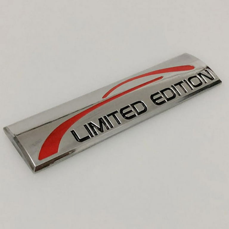 Car Sticker Metal 3D Limited Edition Logo Trunk Emblem Badge Decal