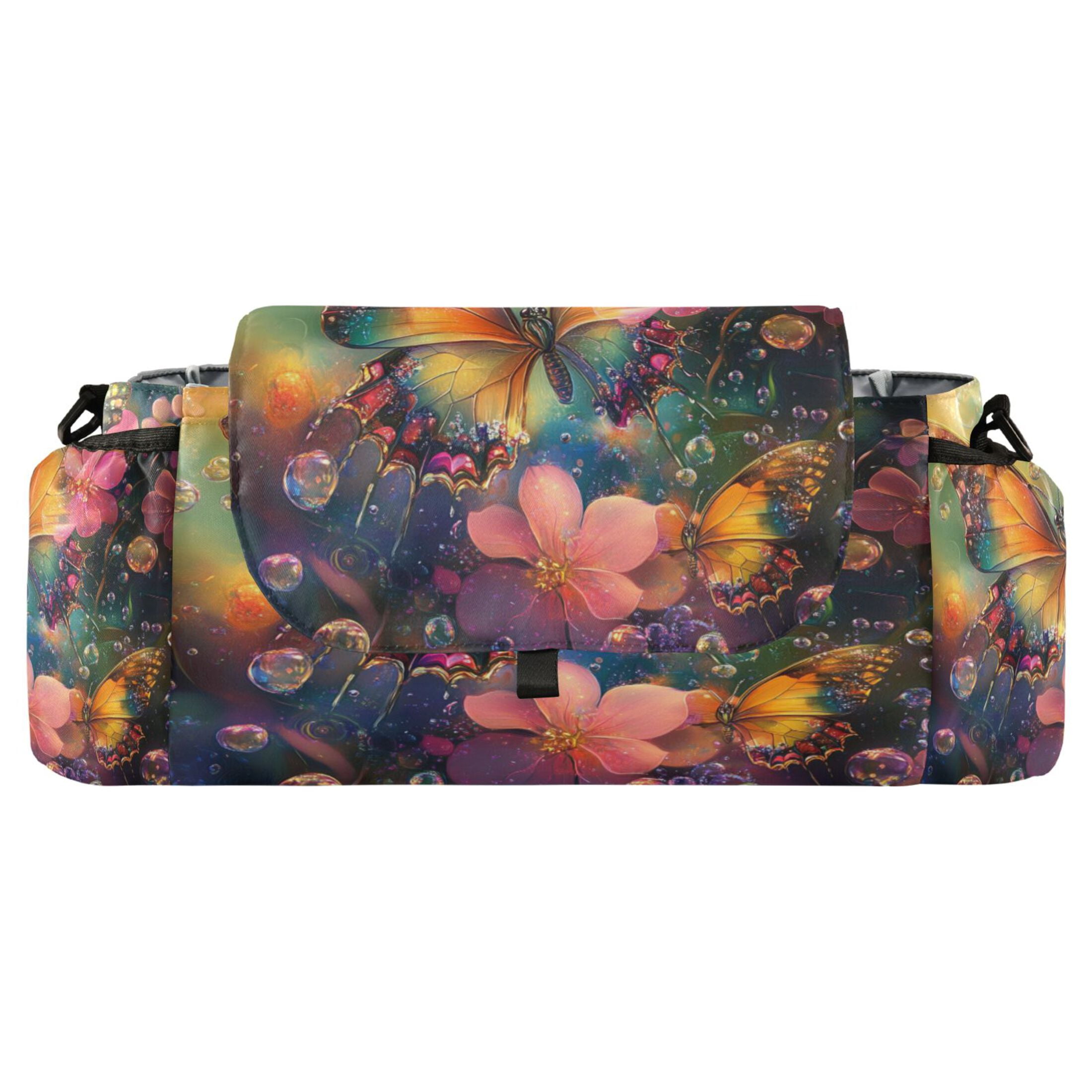 DIXRUYEE Stroller Organizer Whispers Of Spring Printed