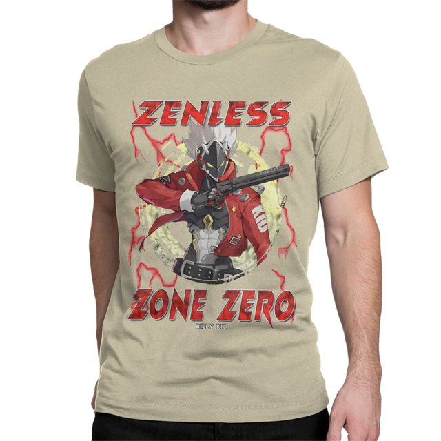 Camisetas vintage Zenless Z Zero Billy para niños, para hombre y mujer, de algodón, con cuello redondo, de manga corta, para fiestas