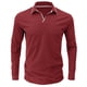 thumbnail image 4 of Blusa y camisa de manga larga con cuello vuelto para hombre, blusa informal de moda con cuello vuelto y manga larga, blusa transpirable, blusa para hombre, 4 of 7