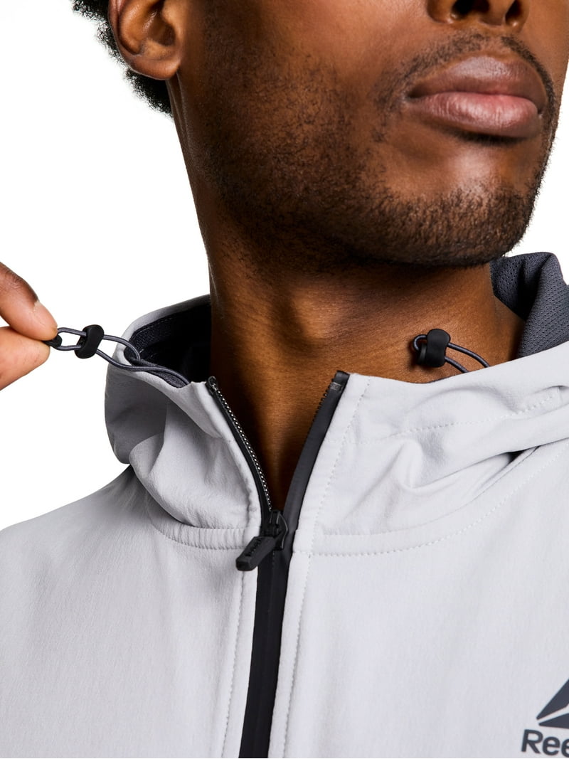 Reebok Men's and Big Men's Ascent Full Zip Woven Jacket, Sizes S