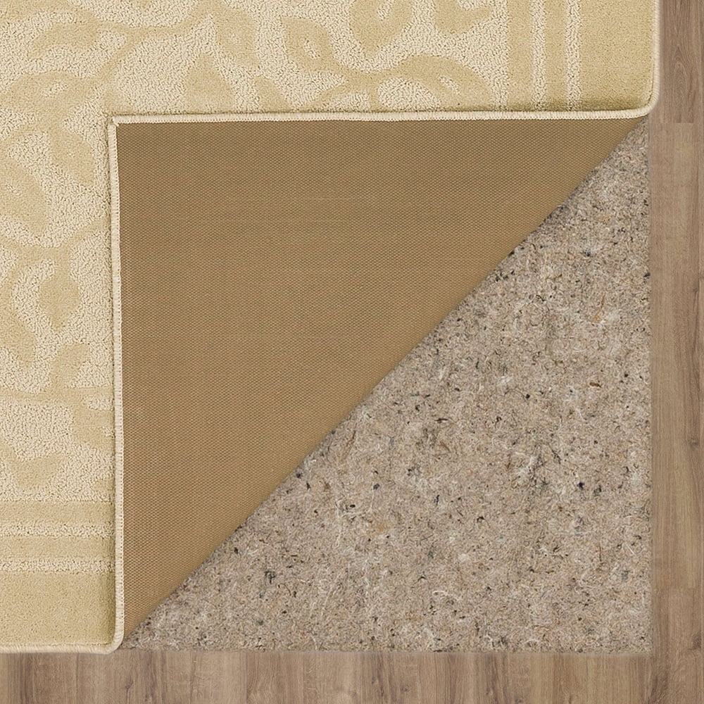 Mohawk Home Wisteria Floral Polyester Indoor Area Rug, Sand, 5' x 7'