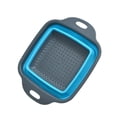 thumbnail image 4 of Round Square Foldable Silicone Colander Fruit Vegetable Washing Basket Strainer Collapsible Drainer Handle Kitchen Bar Tools, 4 of 12