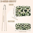 thumbnail image 4 of FORMRS Women Crossbody Purse with Chain Strap Vegan Leather Shoulder Handbag, Green Circle, 4 of 7