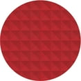 thumbnail image 1 of Ahgly Company Machine Washable Indoor Square Transitional Red Area Rugs, 3' Square, 1 of 7