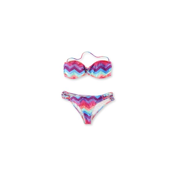 O'Neill Bikini de 2 piezas con lado abierto pintado para mujer, rosa, extragrande O'Neill Bikini