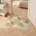 thumbnail image 2 of ODIKA 2'x3' Ultra-Soft Accent Mat, Spotted Abstract Inspired Patchwork Bordered Motif Layout Cow Flowing Dynamic None Washable, Bare feet friendly, Easy Care Indoor rug for Bedside, Footrest, 2 of 7