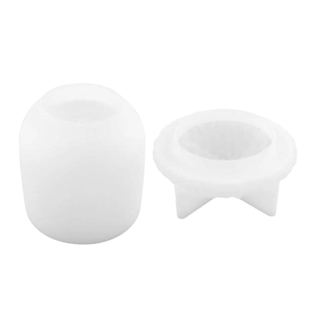 Epoxy Resin Mold Set for Storage Boxes and Candle Making with Silicone Material 10 cm Cone Shape