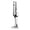 Silver, variant on 7829 Rechargeable Milk Frothing Wand with Detachable Whisk Head Automatic Stirring Function for Coffee Eggs Fast Whisking