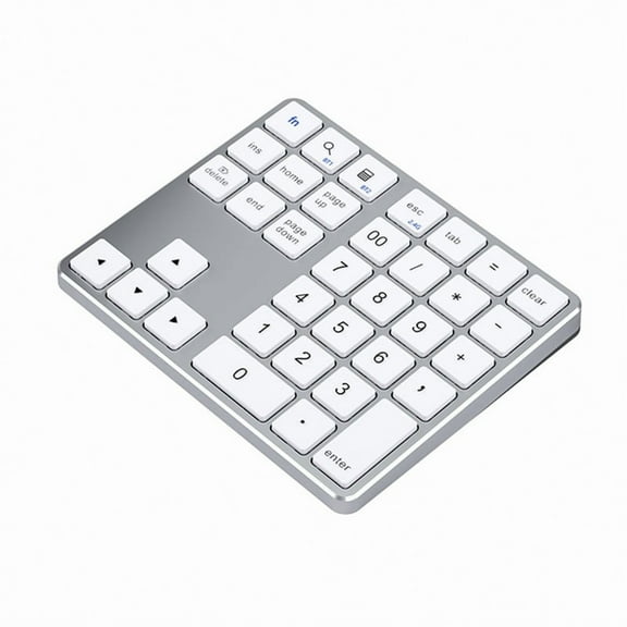 Dual Bluetooth Numeric Keypad 2.4Ghz Wireless Keyboard K35 Digital 300mAh Rechargeable N ywm58