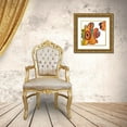 thumbnail image 3 of Pinto, Patricia 12x12 Gold Ornate Wood Framed with Double Matting Museum Art Print Titled - Collage Flowers I, 3 of 4