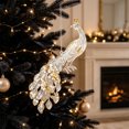 thumbnail image 5 of Lypsnake Clear Acrylic Sequins Christmas Ornaments,Transparent Peacock Shape Xmas Tree Decor,Reflective Animal Figurine for Christmas Tree Window Decor, 5 of 6
