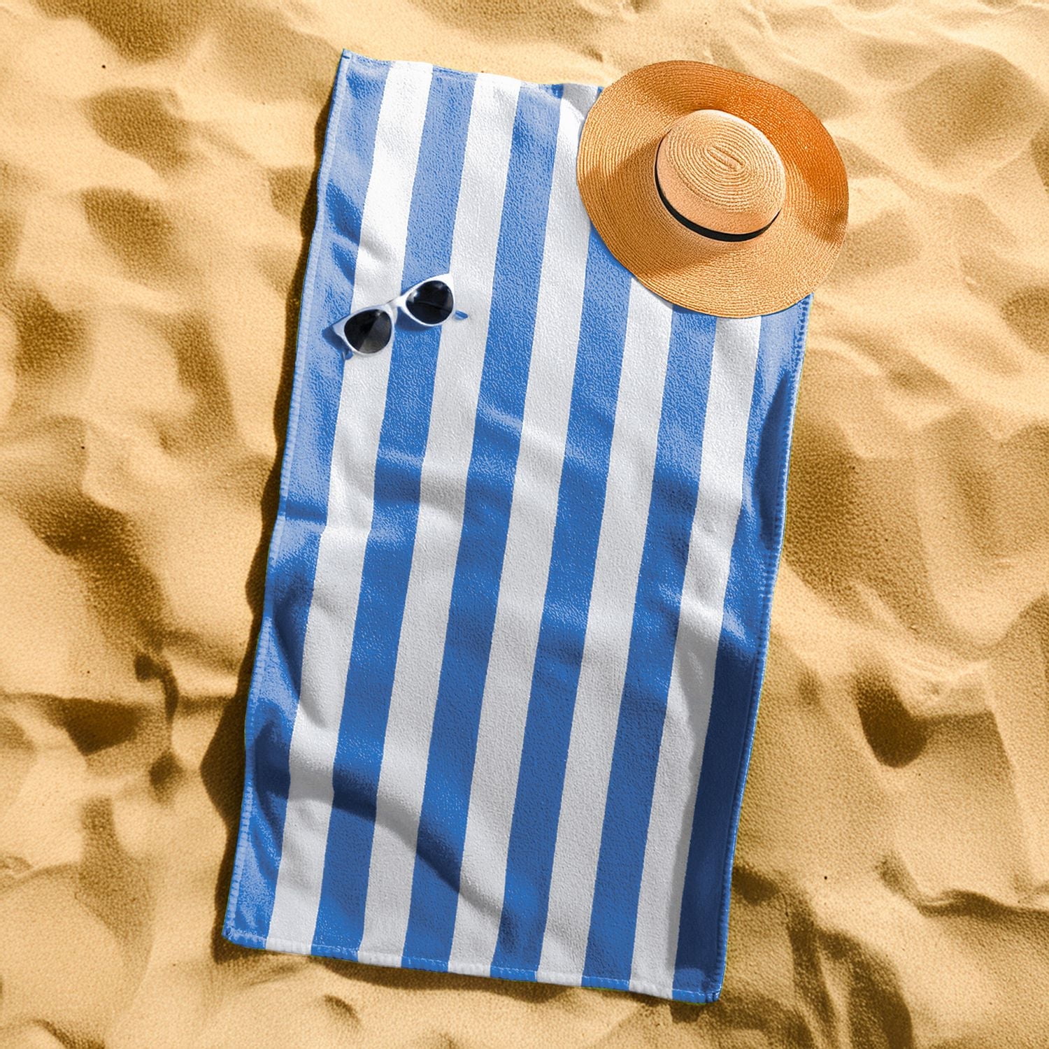 Mainstays Cabana Stripe Beach Towel, 4-Pack