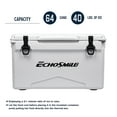 thumbnail image 3 of EchoSmile 40 qt. Rotomolded Cooler in White, 3 of 5