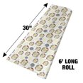 thumbnail image 4 of Best Sister Ever Floral Premium Gift Wrap Wrapping Paper Roll, 4 of 5
