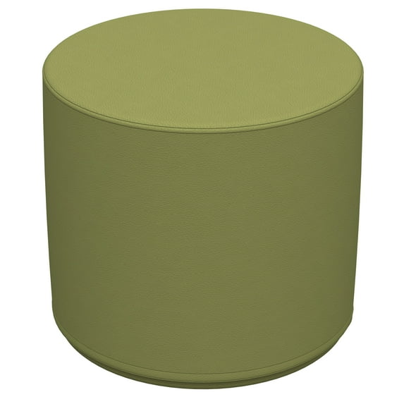 SoftZone® 18in Round Ottoman Standard - Fern Green