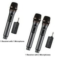 thumbnail image 4 of Portable Wireless Microphone System Receiver with Handheld Mic Anti-Howling for Home Cinemas Karaoke  Speech Wedding Party Singing Rechargeable Wireless Microphone Compatible, 4 of 6