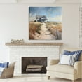thumbnail image 3 of Stupell Industries Coastal Beach House Landscape Painting Gallery Wrapped Canvas Art Print Wall Art, 36 x 36, 3 of 8