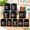 Black, variant on 10 Pack White Pencil Holders with Appreciation Quotes for Desk Organization