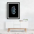 thumbnail image 6 of Abstract Wave Sculpture - Photography Abstract Minimalist Modern Art Geometric Surrealism Waves Space Black Framed Wall Art Print 18 x 24 inches, 6 of 7