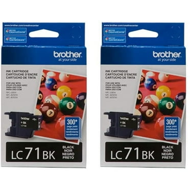 Brother LC71BK Ink Cartridge 2-Pack
