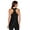 Black, variant on RBX Active Women's Twist Back Soft Relaxed Tank Top Tunic