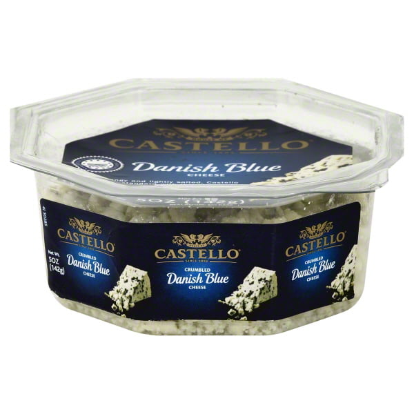 Castello Rosenborg Crumbled Danish Blue Cheese Traditional - Walmart