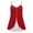 Red, variant on Achuyrbd Plus Size Women's 2-in-1 Spaghetti Strap Cami Top, Button Front Color Block Split Hem Sleeveless Tank 1X-3X