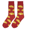 thumbnail image 6 of Crazy Socks, Tacos, Funny Socks for Men Women, Fun Crew Print, Large, 6 of 6