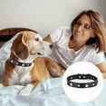 thumbnail image 3 of Collar para perros con tachuelas de estrella, collar para perros pequeños, longitud ajustable para collar para mascotas de gato, 3 of 5