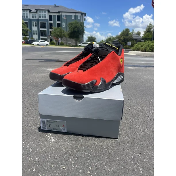 Ni - ke Ni - ke Air Jordan 14 Retro “Ferrari” 2025 Challenge Red IF5015-600 10 Men’s