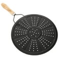 thumbnail image 1 of SHISUYAN Induction Cooktop Adapter Plate Heat Diffuser for Gas Kitchen Use Black Wood Iron 7.87x7.87 Inches, 1 of 8