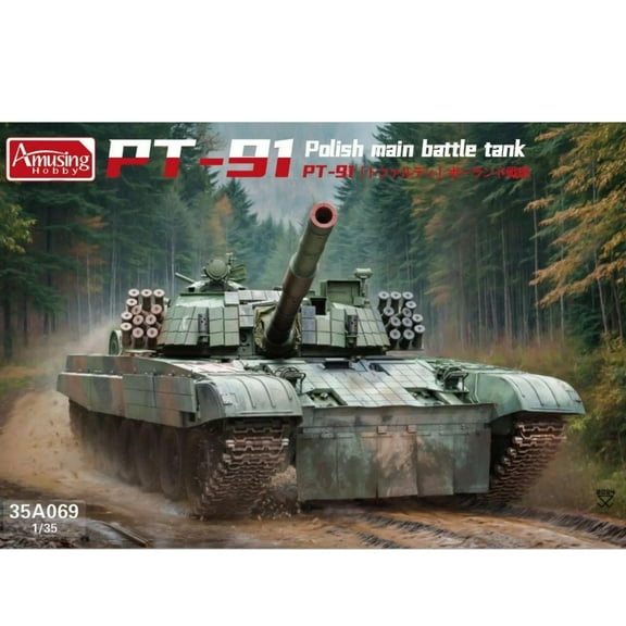 Amusing 35A069 1/35 Scale PT-91 Polish Main Battle Tank Assemble Model Kit