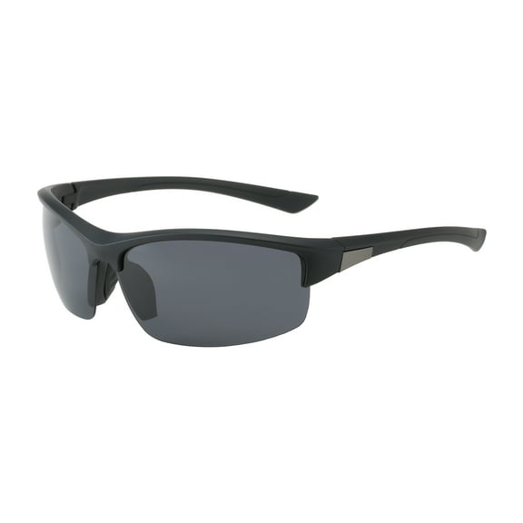Maxx HD Airforce Polarized Sport Sunglasses with Smoke Lens and Half Frame