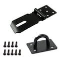 thumbnail image 2 of MYG Stainless Steel Door Padlock Hasp Kit Anti Theft Folding Lock Buckle Plate Hitch, 2 of 8