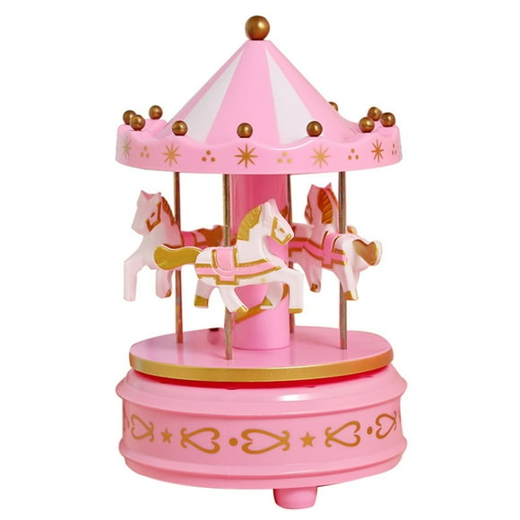 TopLLC Educational Toddler Toys Carousel Music Box Cake Decoration Birthday Gift Children's Boutique Toys Music Box Student Gift, Boys And Girls Christmas Gift Birthday Gift Interactive Kids Toys