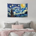 thumbnail image 5 of SEANATIVE Starry Sky Night Wall Tapestry for Bedroom Small Tapestry for Living Room Wall Hanging Tapestry Decorative Mini Dorm Room Tapestry 36H*24W Wall Hanging Tapestry, 5 of 6