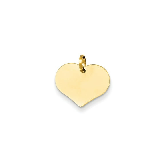 FB Jewels 14K Yellow Gold Heart Charm