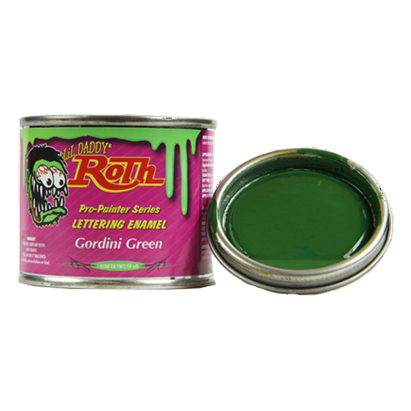 Gordini Green Lettering Enamel