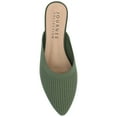 thumbnail image 5 of Journee Womens Aniee Slip On Almond Toe Mule Flats, Widths Available, 5 of 10